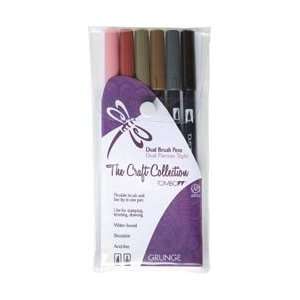  New   Tombow Dual Brush Marker Set 6/Pkg by Tombow Arts 