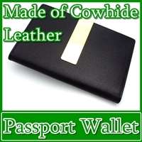 PASSPORT COVER HOLDER Wallet Synthetic Faux Leather  