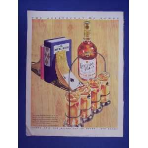   Tavern Whiskey 1940s Vintage Magazine Print Ad. 