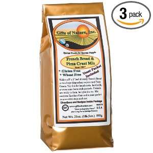 Gifts Of Nature French Bread & Pizza Crust Mix, 21 Ounce Bags (Pack of 