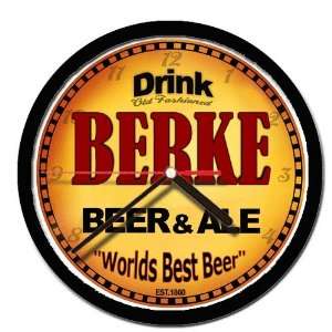  BERKE beer and ale cerveza wall clock 