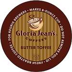 Gloria Jean Butter Toffee Coffee K Cups 96 ct Fresh Bulk K Cups 
