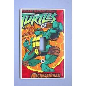 TMNT Teenage Mutant Ninja Turtles Michelangelo Single Switch Plate 
