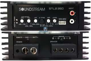 STL2.350 SOUNDSTREAM 2CH AMP 700W MAX SUB SUBWOOFER SPEAKERS COMPONENT 