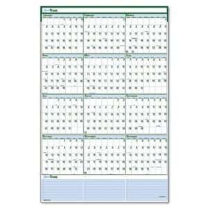   Track Reversible/Erasable Yearly Wall Calendar HOD392