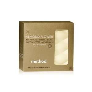   Almond Flower Natural Moisturizing Body Soap Bar   3.5 Oz/Bar, 4 ea