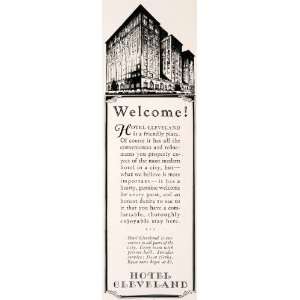  1928 Ad Hotel Cleveland Lodging Amenities Rates Fares 