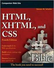  CSS Bible, (0470128615), Steven M. Schafer, Textbooks   