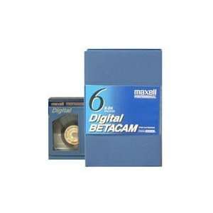  Box of 10 Maxell BD 6 Digital Betacam Video Tape, 6 Minute 