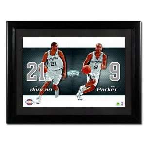  NBA Spurs Tim Duncan #21 & Tony Parker #9 Jersey Numbers 