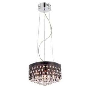  Crystal Tipped Suspension 12 1/2 Wide Pendant