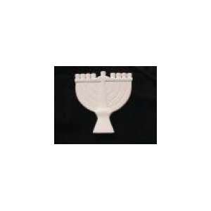  bisque unpainted Menorah 7 1/2h 7w 2 pack 2 for the price of 1
