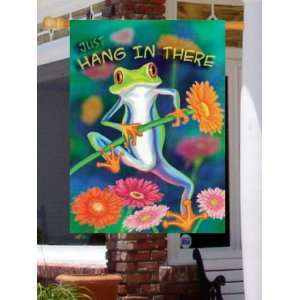   Just Hang in There   Frog   Standard Size 28 Inch X 4o 