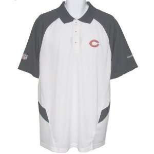  Mens Chicago Bears White Sideline Statement Polo Shirt 