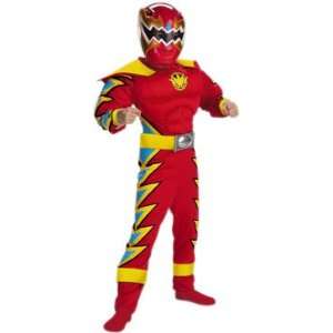  Kids Red Special Ranger Costume (Size Large 7 10) Toys 