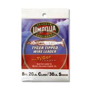 Umpqua Tyger Tipped Wire 8 30 Lb Leader  Sports 