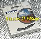 Tiffen 58mm Yellow 2 B&W Filter for Mami