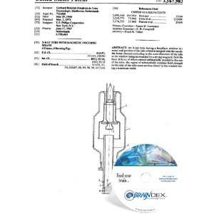  NEW Patent CD for X RAY TUBE WITH MAGNETIC FOCUSING MEANS 