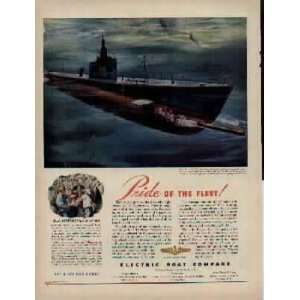 Pride of the Fleet   U.S. Navy Submarine Service.  1944 Electric 