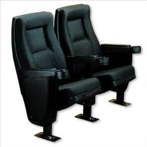    RCKR 2 Contour Row of Two Movie Theater Chairs Furniture & Decor