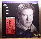   Ford Action Thriller Trilogy LASERDISCs LD LB THX Clancy/The Fugitive