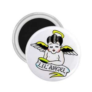  NEW Tattoo Baby Angel God Fridge Souvenir Magnet 2.25 Free 