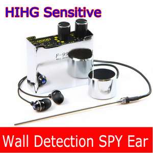 High Sensitive Through wall Spy Ear Voice Monitor Listening Wall 