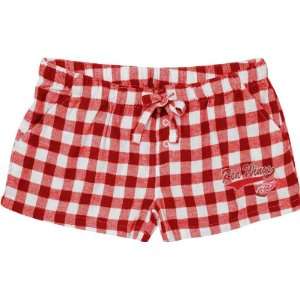   Red Wings Womens Red Paramount Flannel Shorts