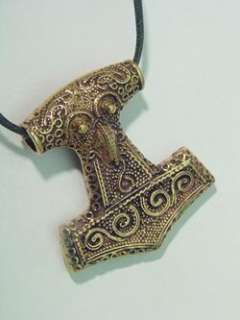 BUTW REAL BRONZE Thors hammer Norse Viking thors 1378B  