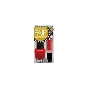   Pair Coordinating Nail Lacquer and 2 in 1 Lip Gloss, Alis Big Break