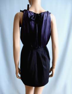 BCBGMAXAZRIA BCBG Max Azria Black Silk Mini Dress Size Sz L NWT  