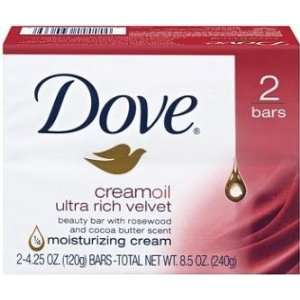  Dove Beauty Bar Ultra Rich Velvet 2x4.25oz Health 
