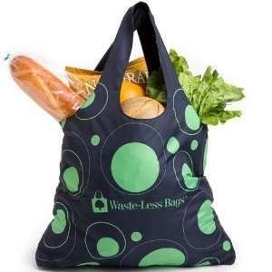  Essential Black & Green Circles Shopping Bag Case Pack 12 
