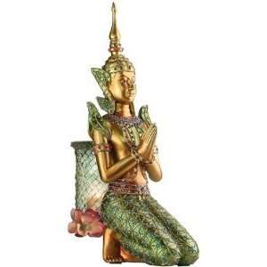  Xoticbrands 14h Ancient Thai Bodhisattva Mediation Statue 