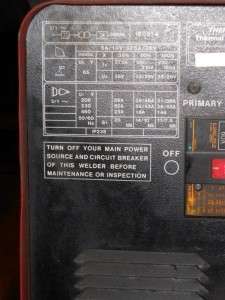 THERMAL DYNAMICS PS 3000 PLASMA WELDING POWER SUPPLY  