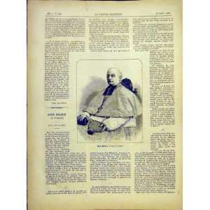  Portrait Billere Tarbes Religious French Print 1882