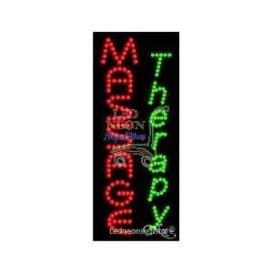  Massage Therapy LED Sign 11 inch tall x 27 inch wide x 3.5 