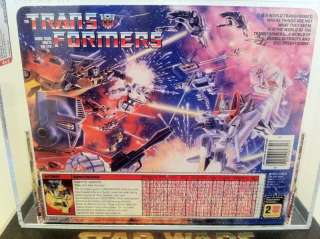 AFA Transformers G1 1984 Hasbro Series 1 Autobot Sunstreaker MISB 