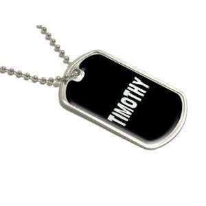  Timothy   Name Military Dog Tag Luggage Keychain 