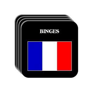  France   BINGES Set of 4 Mini Mousepad Coasters 