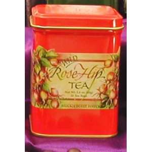Wild Rose Hip Tea Tin (20 Tea Bags)  Grocery & Gourmet 
