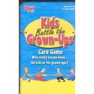  kids battle the grown ups card game Toys & Games