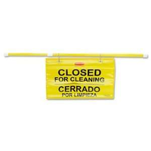  9S1600YL   Site Safety Hanging Sign, 27 x 13, Yellow 