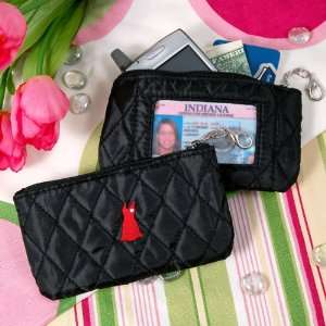 Heart Awareness Quilted Coin Purse with ID Holder 