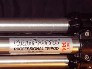 manfrotto art 144 professional tripod 136 head included used in 