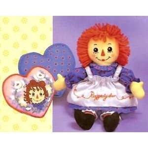  RUSS 12 Raggedy Ann Plush Doll With Heart Pillow Gift Set 