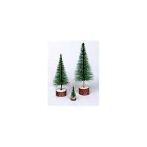 Club Pack of 24 Green Artificial Village Christmas Trees 3 
