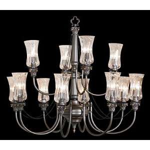  Waterford Whittaker 12 Arm Chandelier,Oil Rubbed Bronze 