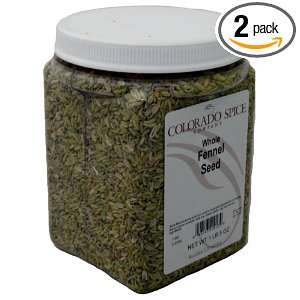 Colorado Spice Fennel Seed, Whole, 21 Ounce Jars (Pack of 2)  