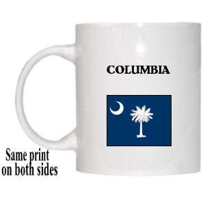  US State Flag   COLUMBIA, South Carolina (SC) Mug 